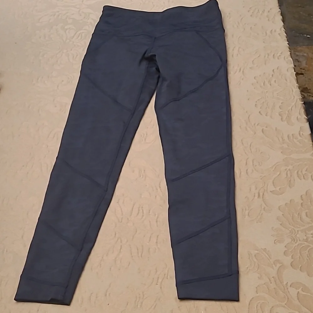 Vimmia Navy Blue Camo Workout Yoga Leggings Size S